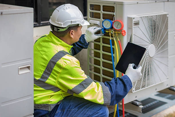 Professional Hvac technician working in Manchester, OH
